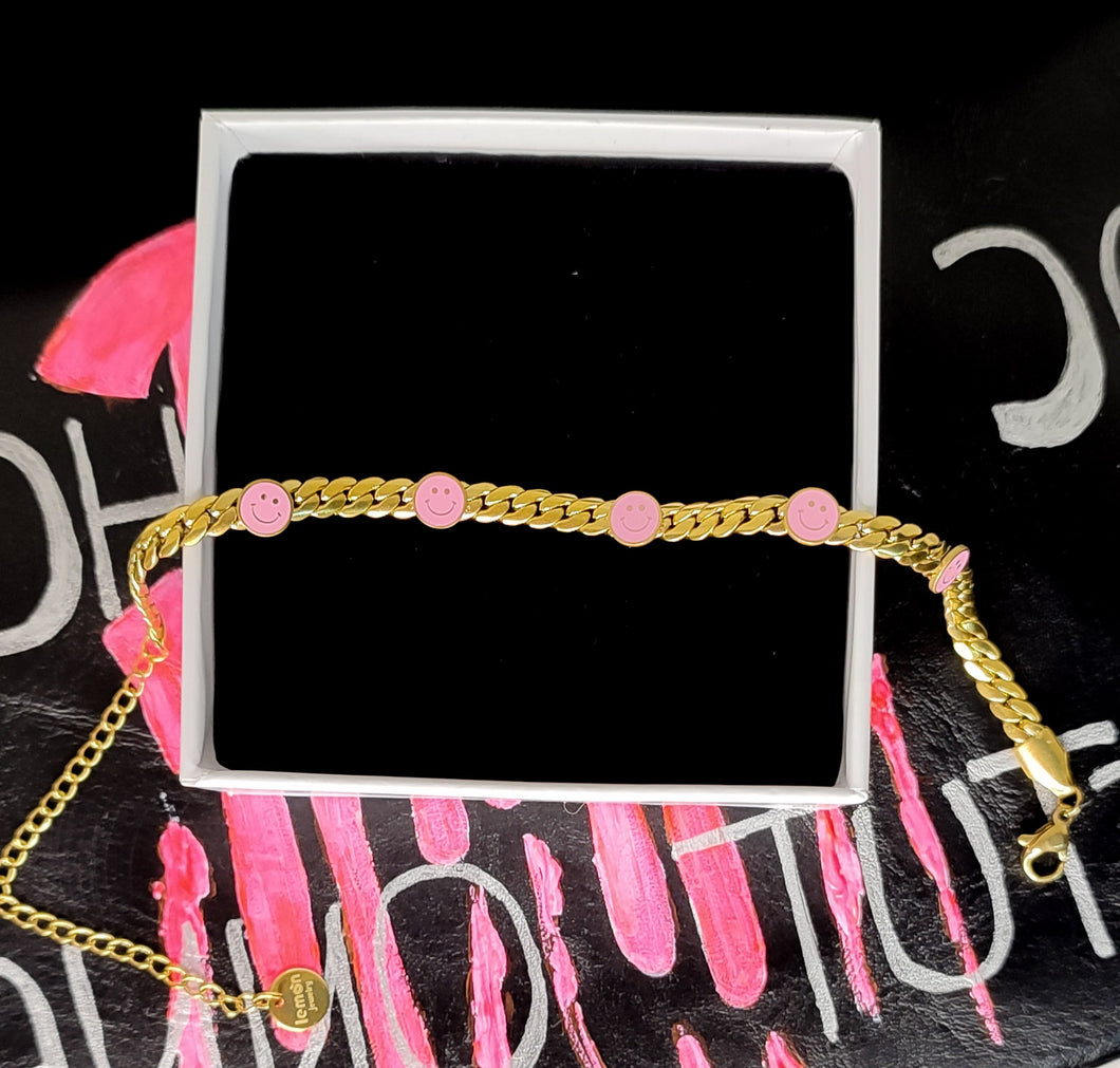 Bracciale Smile rosa