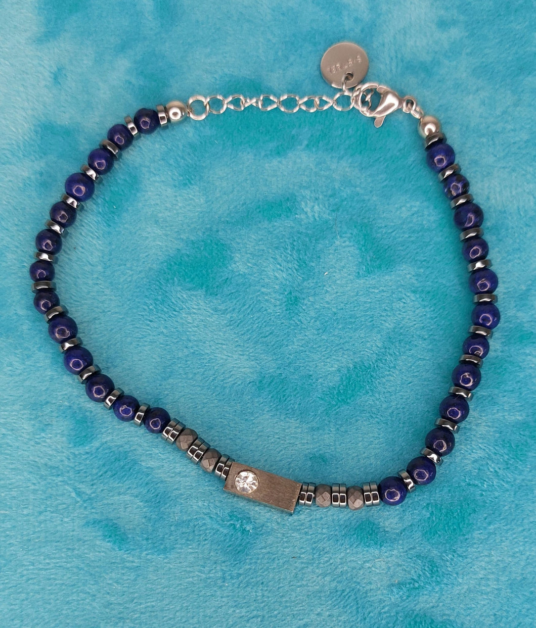 Bracciale a Pallini Blu